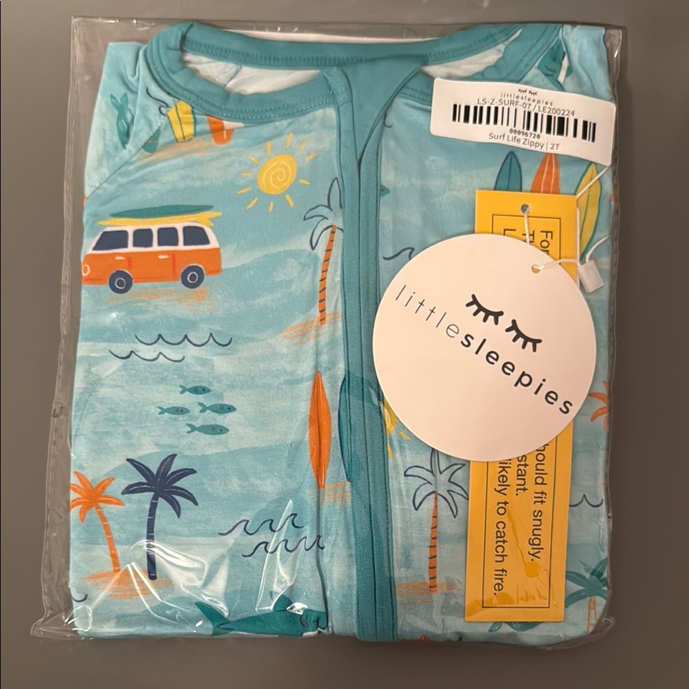 Little Sleepies Surf Life Zippy 2T